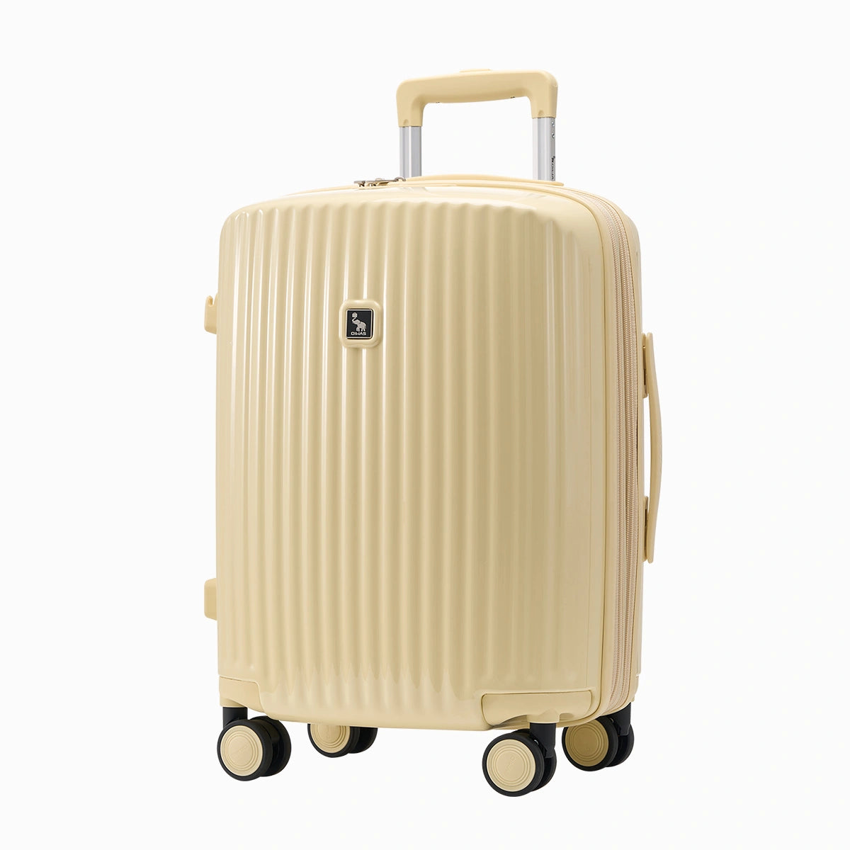 OIWAS 20inch Carry On Luggage Glossy Suitcase
