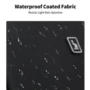 Expandable 17-inch anti-theft laptop backpack with USB charging port and waterproof fabric for all-weather commuting.
