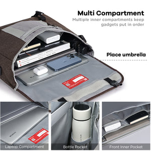 Men's messenger bag multi-color optional large-capacity fashion waterproof leisure bag OIWAS丨Pack Your World丨Bags, Backpack & Luggage