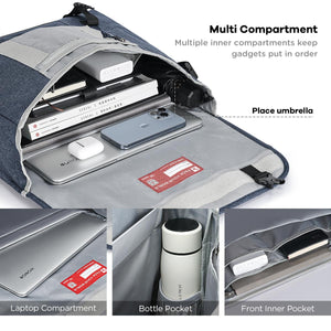 Men's messenger bag multi-color optional large-capacity fashion waterproof leisure bag OIWAS丨Pack Your World丨Bags, Backpack & Luggage