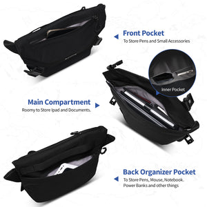 OIWAS AEROFANT messenger bag interior pockets and compartments