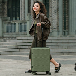 OIWAS CUBE 20" Carry On – Lightweight Polycarbonate Luggage with Iconic Design