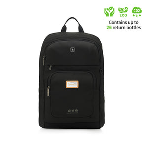 OIWAS-ESCAPE-14inch-Laptop-Backpack-for-Men-Black-Front