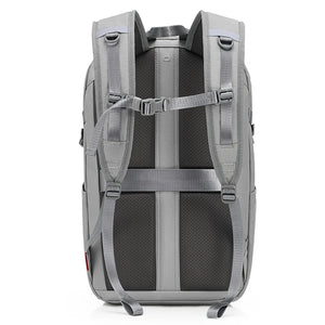 OIWAS-ESCAPE-Collection-15.6"-Laptop-Backpack-Grey-Back