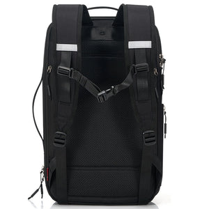 OIWAS-ESCAPE-Collection-Expandable-Laptop-Backpack-Black-Back