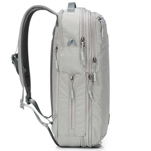 OIWAS-ESCAPE-Collection-Expandable-Laptop-Backpack-Grey-Side