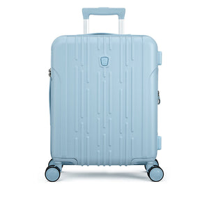 OIWAS carry-on luggage with expandable feature, showcasing a sleek design suitable for both business and leisure travel