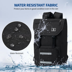 OIWAS-Flap-Laptop-Backpack-Black-Water-Resistant