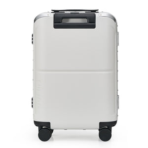 OIWAS Horizon X Series aluminum frame carry-on luggage in matte black, featuring aircraft-grade aluminum frame and premium finish for business and frequent travelers