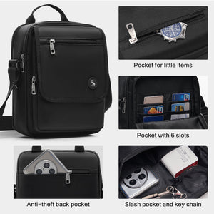 OIWAS-Mens-Crossbody-Black-Pockets