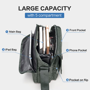OIWAS-Mens-Crossbody-Green-Capacity