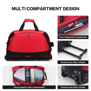 OIWAS-Rolling-Duffle-Bag-Red-Large-Capacity