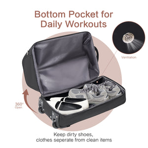 OIWAS-Rolling-Duffle-Bag-with-Wheels-Shoes-Storage