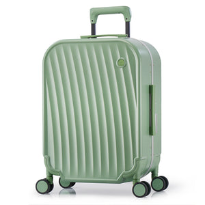 OIWAS-SMOOTH-Aluminum-Frame-CarryOn-Green-Left