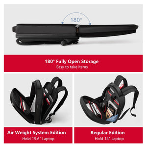 OIWAS-SMOOTH-Backpack-180°-Open