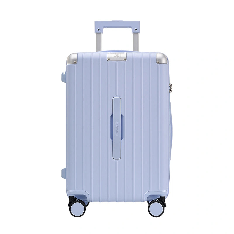OIWAS Trunk Suitcase hardshell polycarbonate luggage in blue