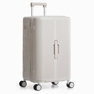 OIWAS-Trunk-Travel-Luggage-White