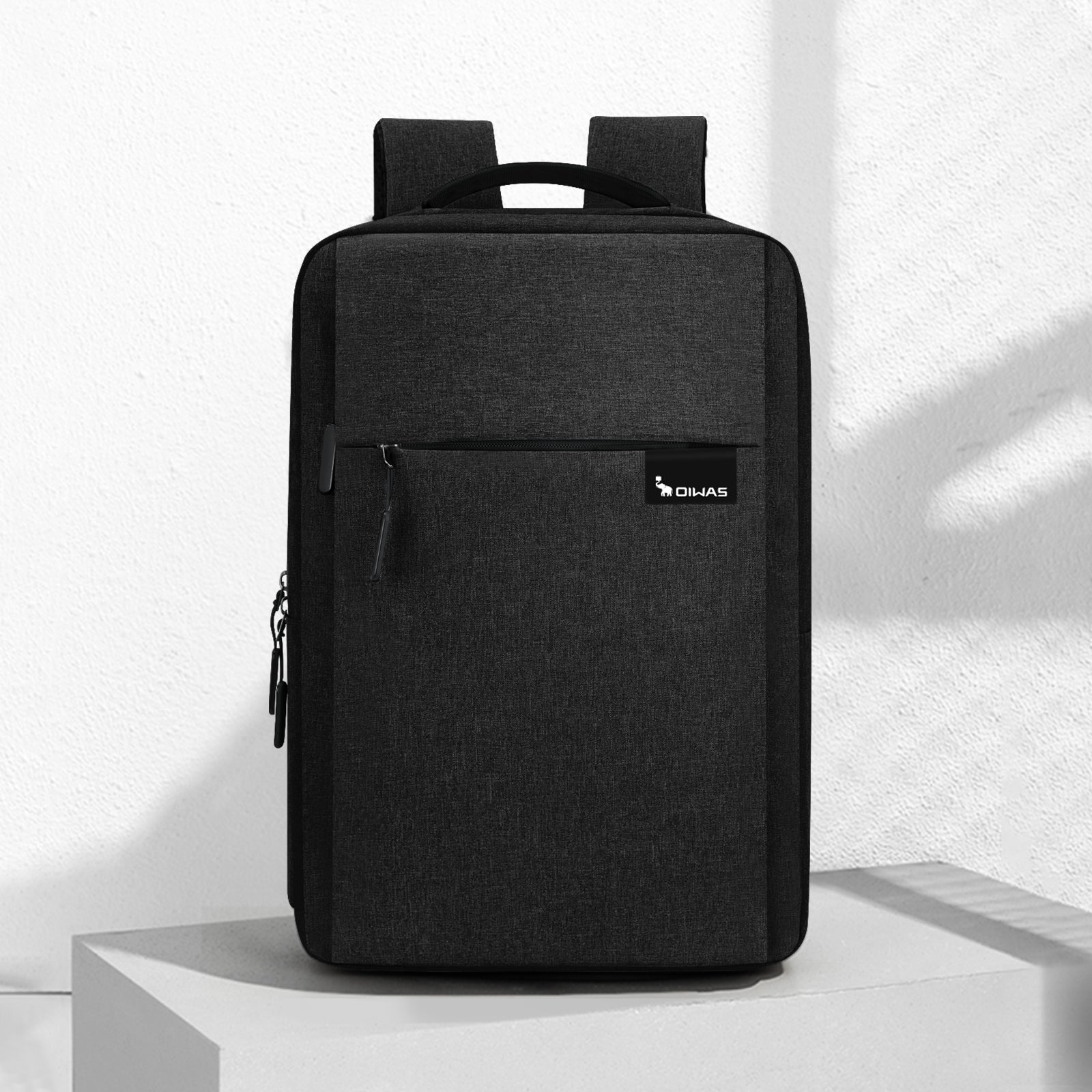 OIWAS-USB-Charging-Backpack-Black