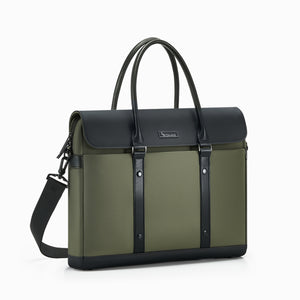 OIWAS-Vanguard-Briefcase-Green-Left