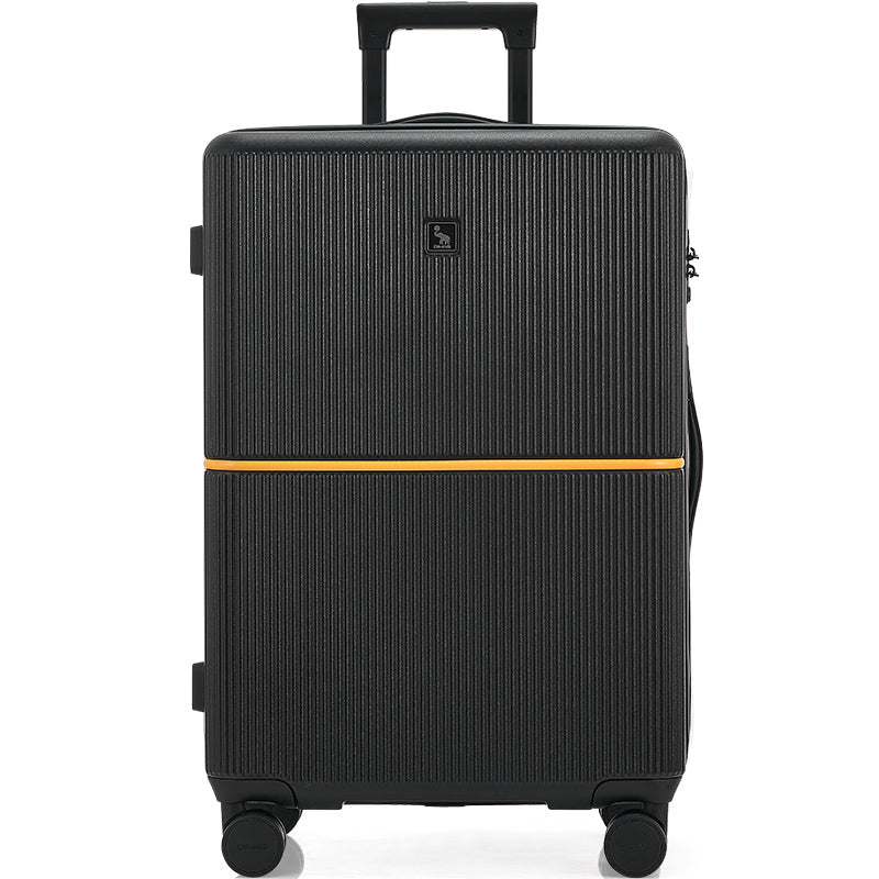 A bold yellow stripe meets clean vertical lines, creating a blade-sharp minimalist look — OIWAS Edge Collection