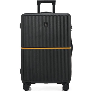 A bold yellow stripe meets clean vertical lines, creating a blade-sharp minimalist look — OIWAS Edge Collection