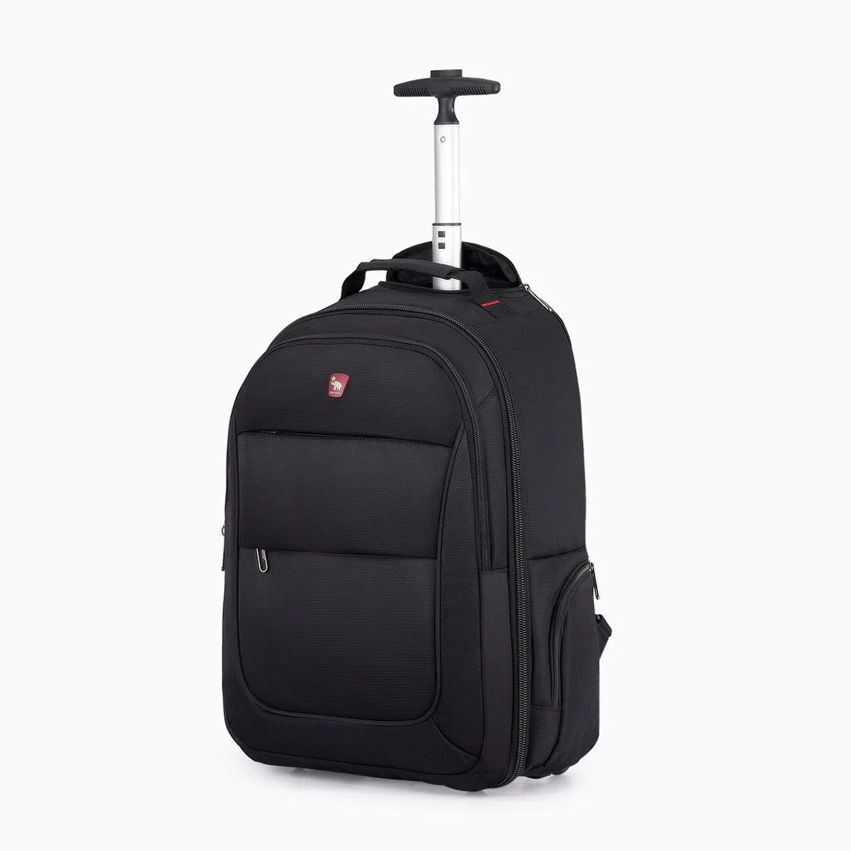 best international travel carry-on rolling backpacks OIWAS Rolling Backpack with Wheels – 15.6" Laptop Carry-On Travel Bag B(Fit 17" Laptop)