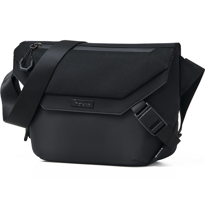 アクセサリー MESSENGER BAG AMBIDEXTROUS Messenger bag in grey Leather Mitzou | Delage