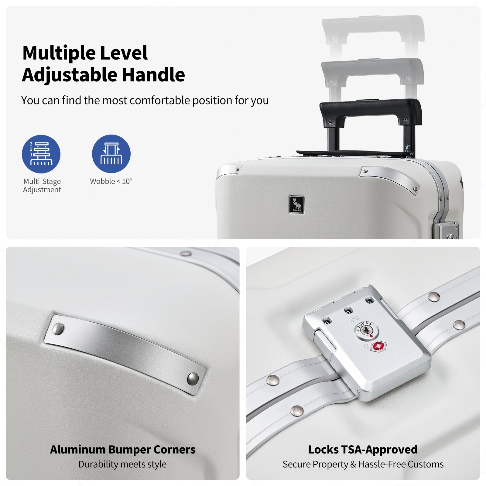 OIWAS Horizon X Aluminum Frame Carry-On Luggage | 20