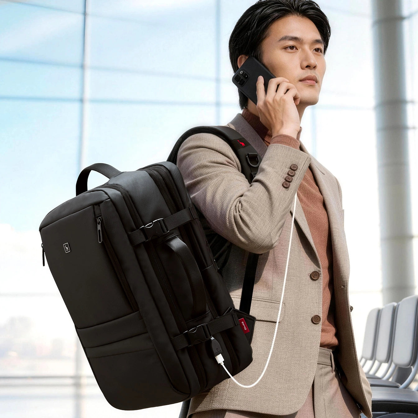 17.3 in laptop backpack anti theft usb headphone MATEIN Inch Gaming for Men with Organizer Pouch traveling and work VANKEAN 17.3'' Travel Laptop Backpack