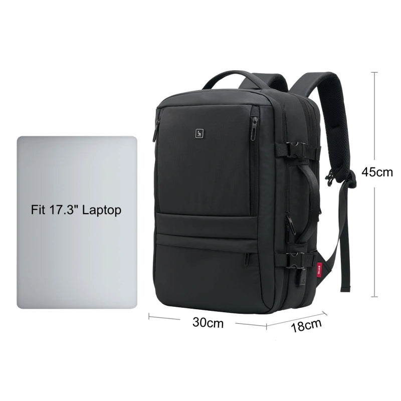 anti theft backpack laptop size Pacsafe and the large capacity will surely satisfy you Men's 36-55L Expandable Anti-Theft Backpack