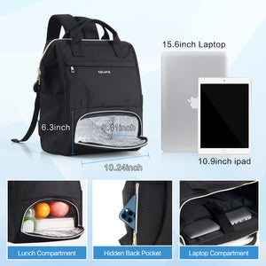 Fashionable Ladies' 15.6-Inch Notebook Business Backpack with Waterproof & Insulation for Picnics/Outdoor Trips - OIWAS丨Pack Your World丨Bags, Backpack & Luggage