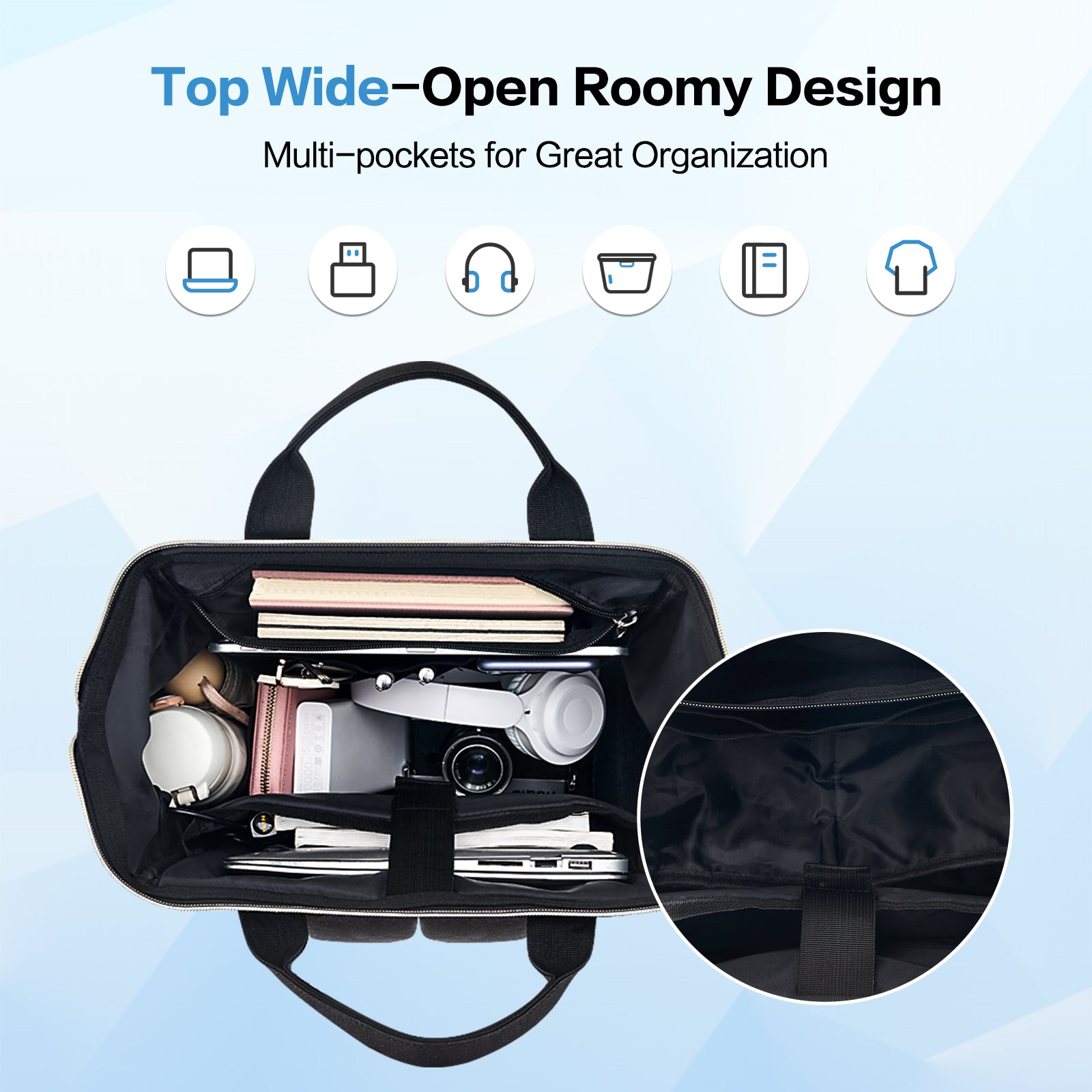 Fashionable Ladies' 15.6-Inch Notebook Business Backpack with Waterproof & Insulation for Picnics/Outdoor Trips - OIWAS丨Pack Your World丨Bags, Backpack & Luggage