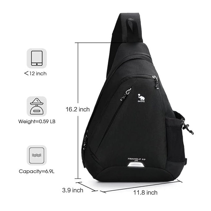 Fashionable Men's Leisure Sports One-Strap Rucksack OIWAS丨Pack Your World丨Bags, Backpack & Luggage