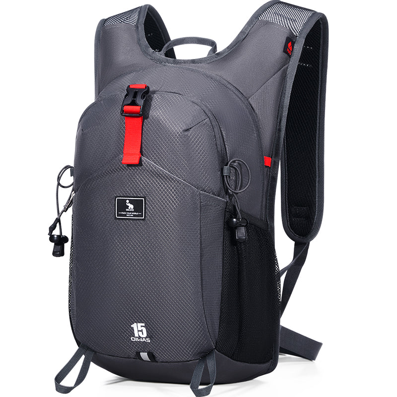 OIWAS-15L-Hiking-Backpack-Grey-Left