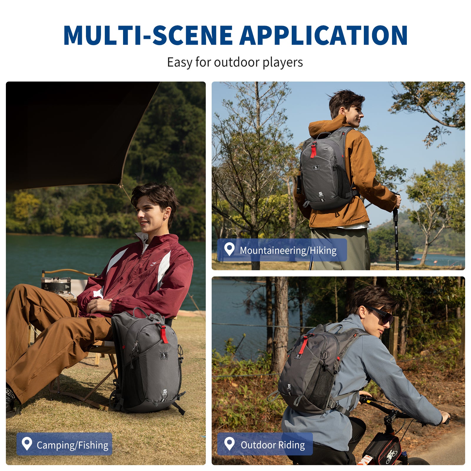 OIWAS-15L-Hiking-Backpack-Grey-Multi-Use