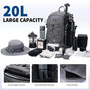 OIWAS-20L-Hiking-Backpack-Grey-Capacity