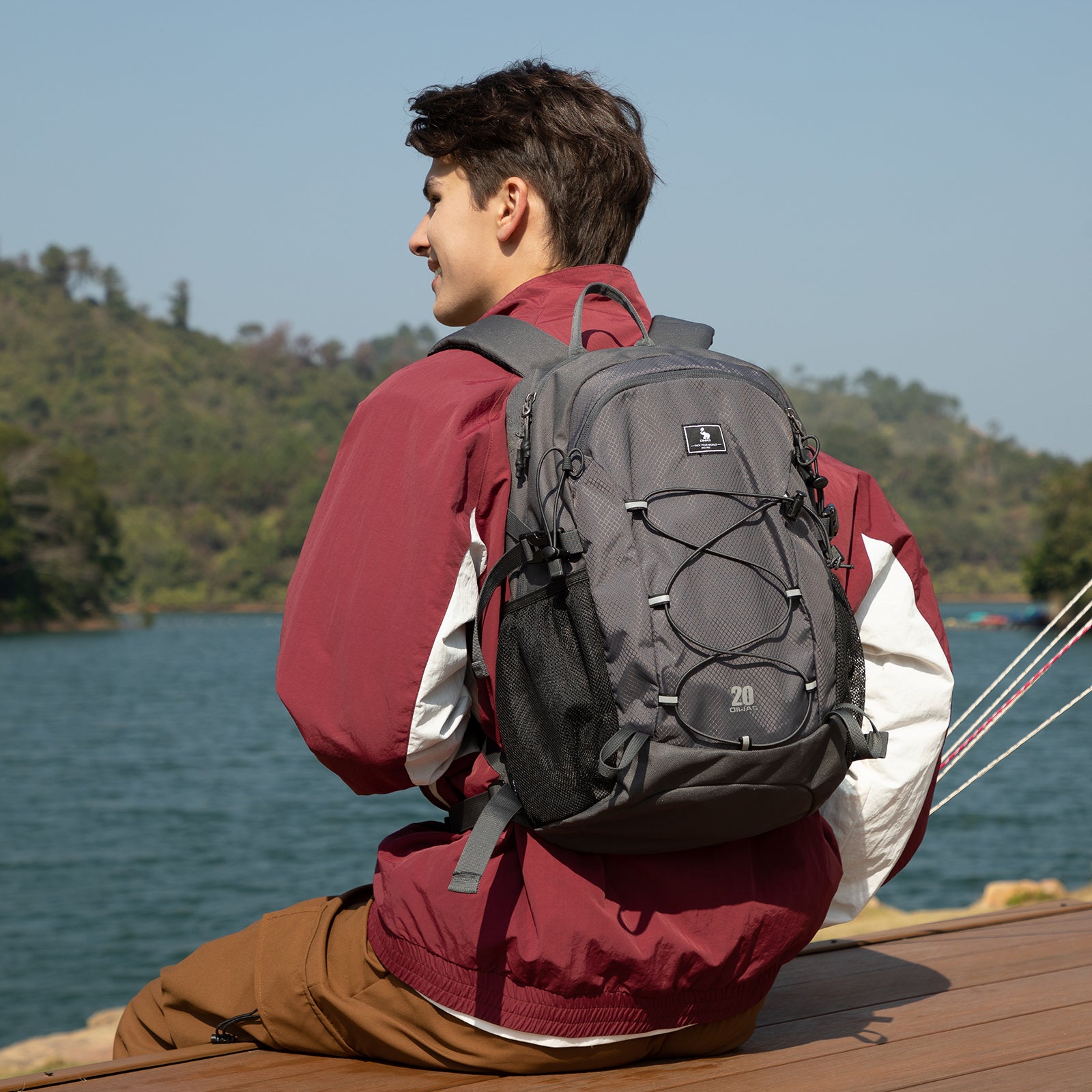 OIWAS-20L-Hiking-Backpack-Grey-Lifestyle