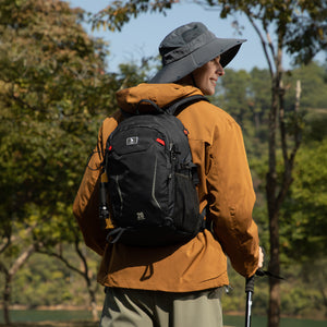 OIWAS-20L-Ultralight-Camping-Backpack-Black-Lifestyle