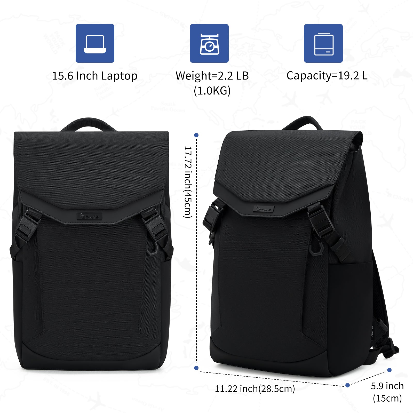 OIWAS-AEROFANT-Laptop-Backpack-Size