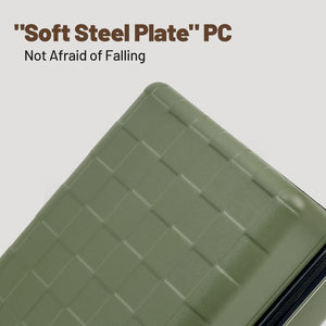 OIWAS CUBE 20" Carry On – Lightweight Polycarbonate Luggage with Iconic Design