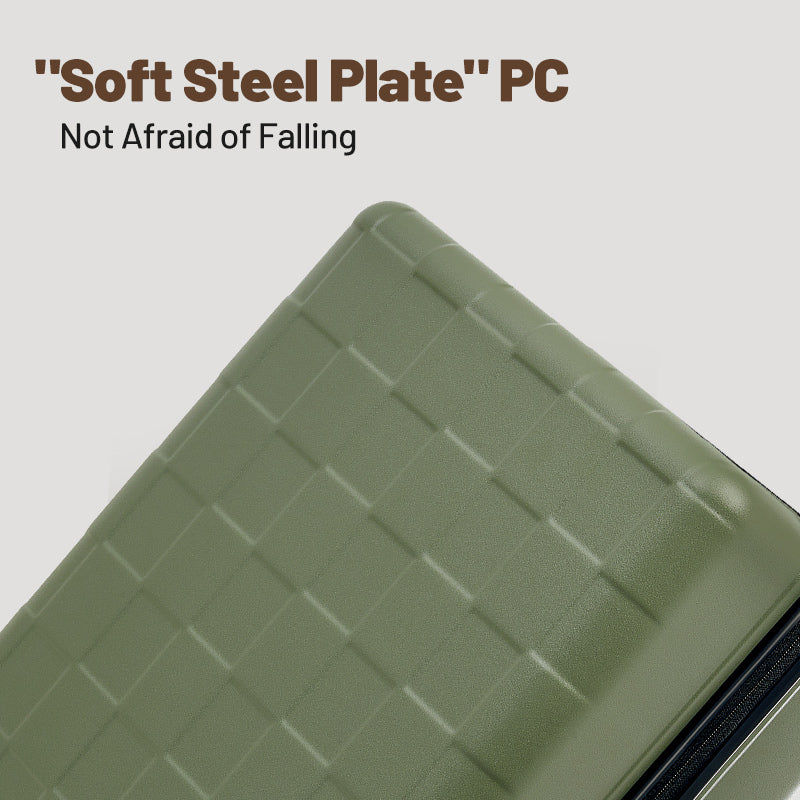 OIWAS CUBE 20" Carry On – Lightweight Polycarbonate Luggage with Iconic Design