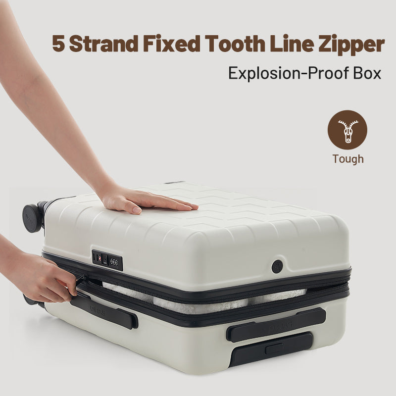 OIWAS CUBE 20" Carry On – Lightweight Polycarbonate Luggage with Iconic Design