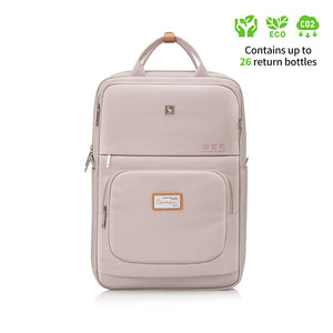 OIWAS-ESCAPE-14inch-Laptop-Backpack-for-Women-Pink-Front