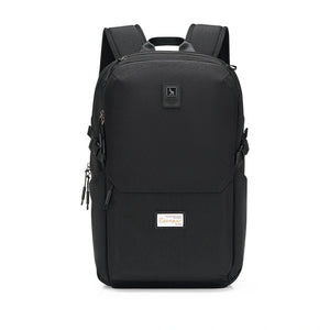 OIWAS-ESCAPE-Collection-15.6"-Laptop-Backpack-Black-Front