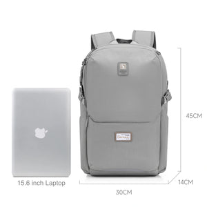 OIWAS-ESCAPE-Collection-15.6"-Laptop-Backpack-Grey-Size