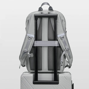OIWAS-ESCAPE-Collection-15.6"-Laptop-Backpack-Grey-Trolley_Sleeve