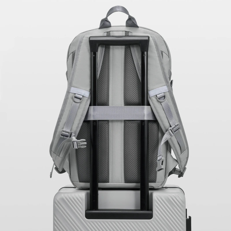 OIWAS-ESCAPE-Collection-15.6"-Laptop-Backpack-Grey-Trolley_Sleeve