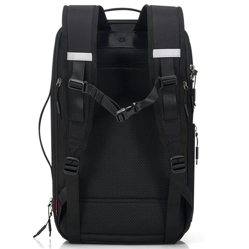 OIWAS-ESCAPE-Collection-Expandable-Laptop-Backpack-Black-Back