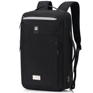 OIWAS-ESCAPE-Collection-Expandable-Laptop-Backpack-Black-Left