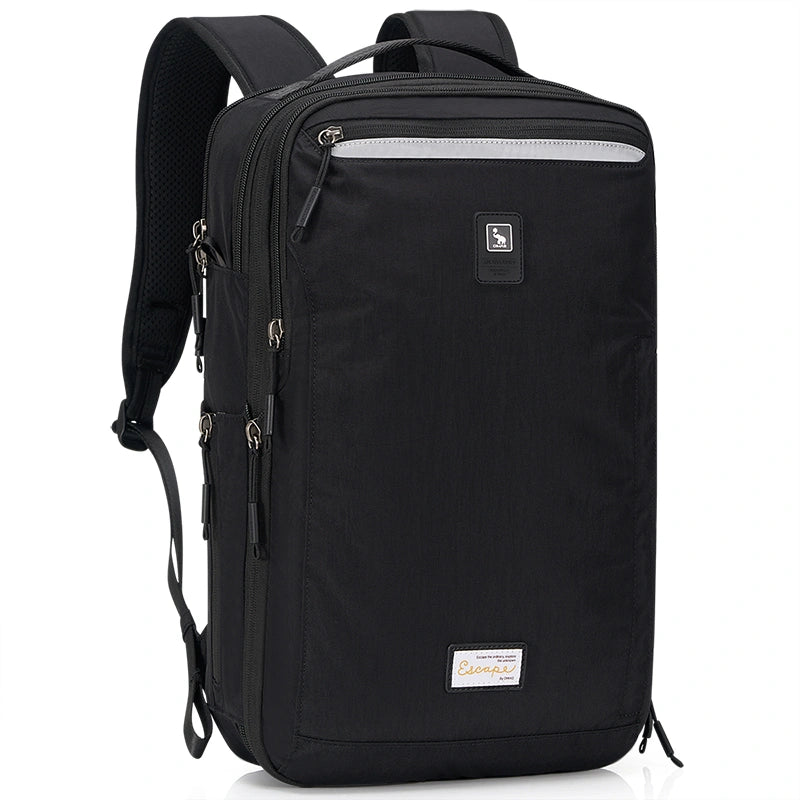 OIWAS-ESCAPE-Collection-Expandable-Laptop-Backpack-Black-Right